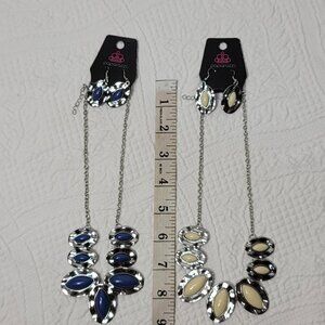 120/300. Paparazzi Costume Necklaces Silver